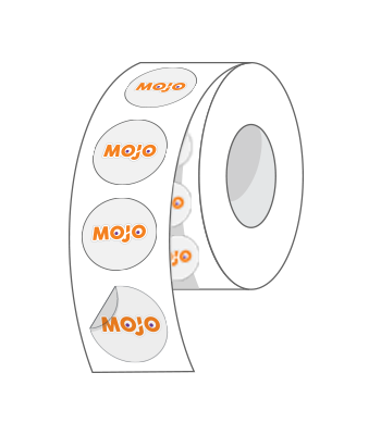 Clear Roll Labels