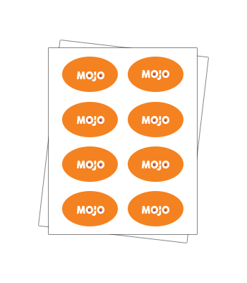 Oval Sheet Labels