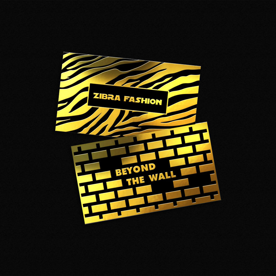 Raised Foil Business Cards