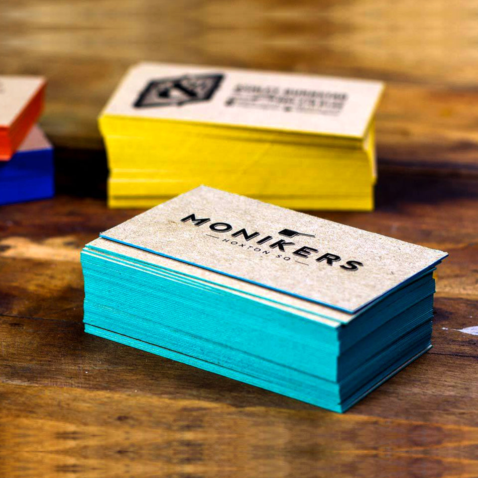 Painted Edge Business Cards