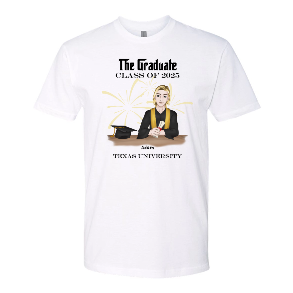 Personalized Class of 2025 Graduation Shirt