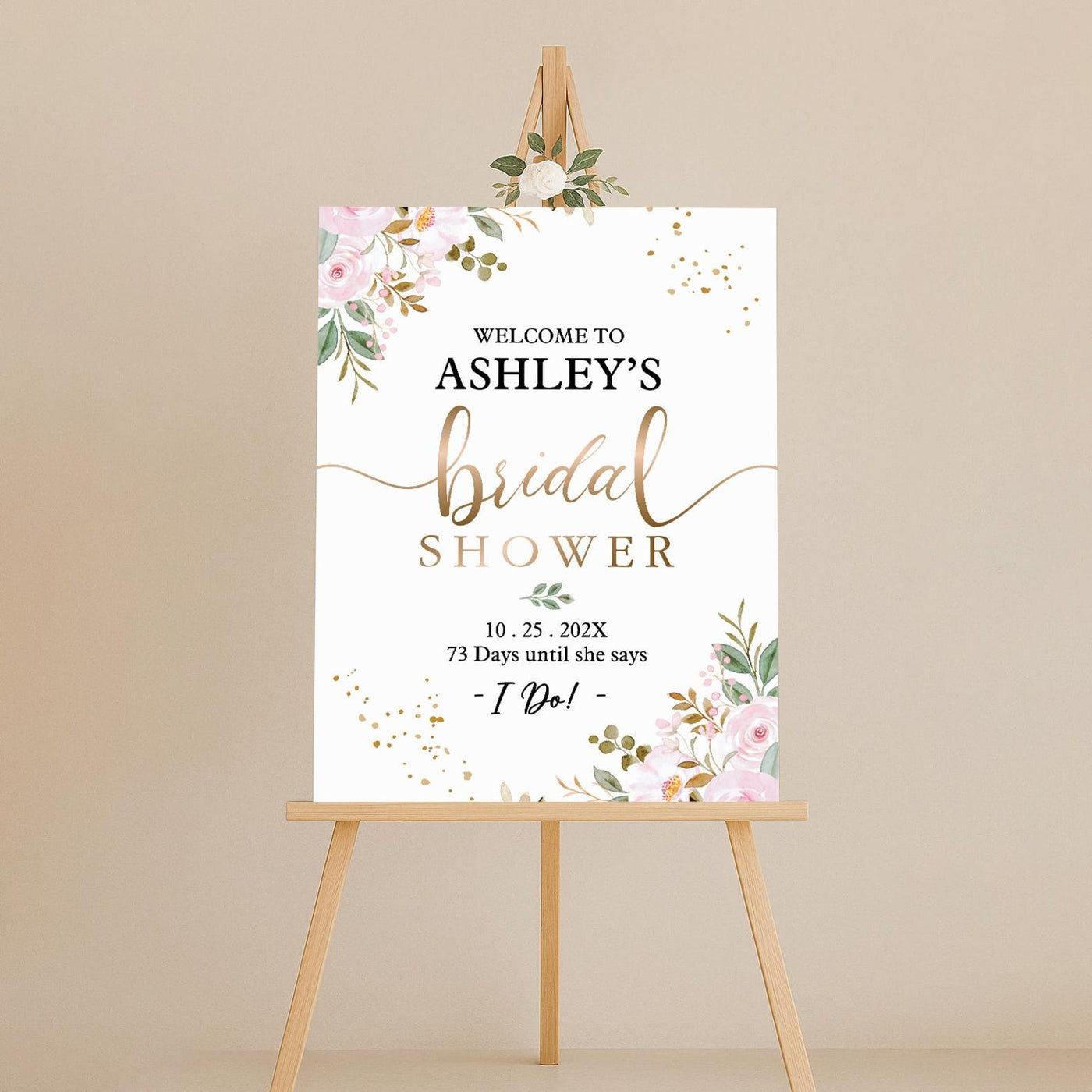 Bridal Shower Welcome Sign, Custom Bridal Shower Foamcore PVC Acrylic Polystyrene Decor