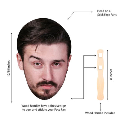 Custom Big Large Face Fans