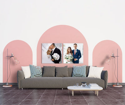 Custom Canvas Print with Your Photos Personalized Wedding Photos