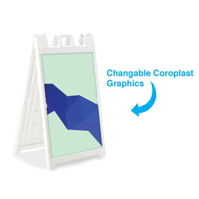 Custom Deluxe Signicade A-Frame Sidewalk Sign - Personalized Portable Folding A-Frame Sidewalk Sign