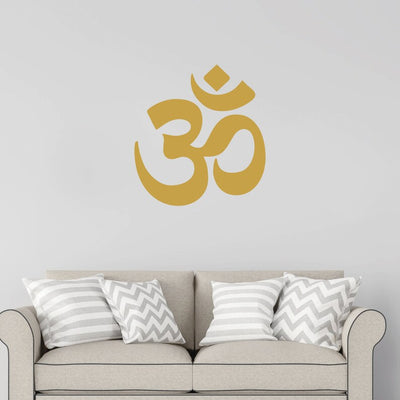Om Symbol Wall Decal - Om Hindu Zen Wall Sticker