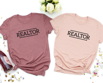 Realtor T-Shirt For Men, Real Estate Agent Women V Neck Shirt, Real Estate Shirt, Unisex Realtor Gift T-Shirt