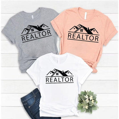 Realtor T-Shirt For Men, Real Estate Agent Women V Neck Shirt, Real Estate Shirt, Unisex Realtor Gift T-Shirt