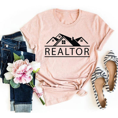 Realtor T-Shirt For Men, Real Estate Agent Women V Neck Shirt, Real Estate Shirt, Unisex Realtor Gift T-Shirt