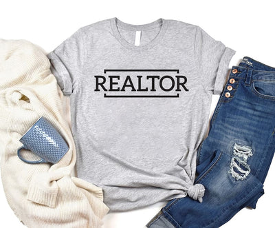 Realtor T-Shirt For Men, Real Estate Agent Women V Neck Shirt, Real Estate Shirt, Unisex Realtor Gift T-Shirt