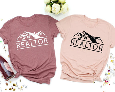 Realtor T-Shirt For Men, Real Estate Agent Women V Neck Shirt, Real Estate Shirt, Unisex Realtor Gift T-Shirt