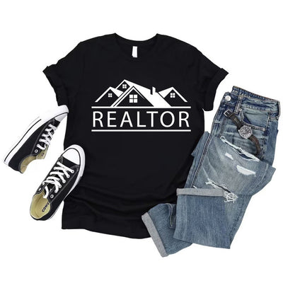 Realtor T-Shirt For Men, Real Estate Agent Women V Neck Shirt, Real Estate Shirt, Unisex Realtor Gift T-Shirt