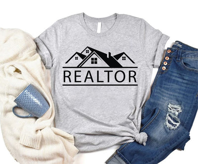 Realtor T-Shirt For Men, Real Estate Agent Women V Neck Shirt, Real Estate Shirt, Unisex Realtor Gift T-Shirt