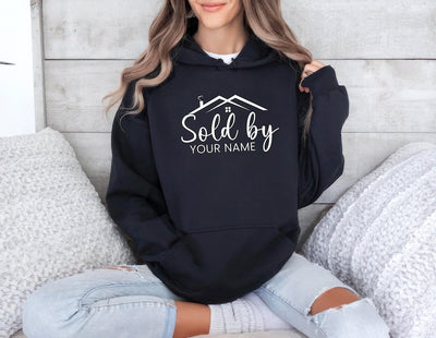 Custom Realtor Hoodie, Personalized Real Estate Hoodie, Real Estate Broker Agent Hoodie, Unisex Realtor Pullover Hoodie, Gift for Realtor