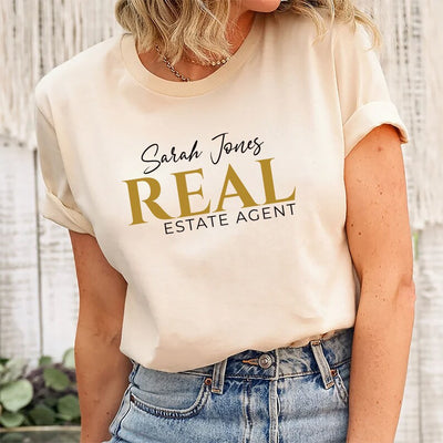 Custom Realtor Shirt, Personalized Real Estate Shirt, Real Estate Broker Agent Shirt, Realtor Life Tee, Unisex T-Shirt, Gift for Realtor