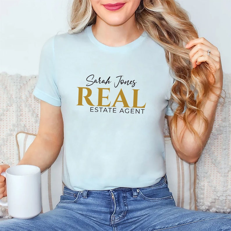 Custom Realtor Shirt, Personalized Real Estate Shirt, Real Estate Broker Agent Shirt, Realtor Life Tee, Unisex T-Shirt, Gift for Realtor