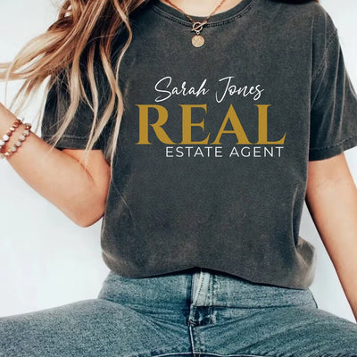 Custom Realtor Shirt, Personalized Real Estate Shirt, Real Estate Broker Agent Shirt, Realtor Life Tee, Unisex T-Shirt, Gift for Realtor