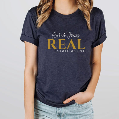 Custom Realtor Shirt, Personalized Real Estate Shirt, Real Estate Broker Agent Shirt, Realtor Life Tee, Unisex T-Shirt, Gift for Realtor