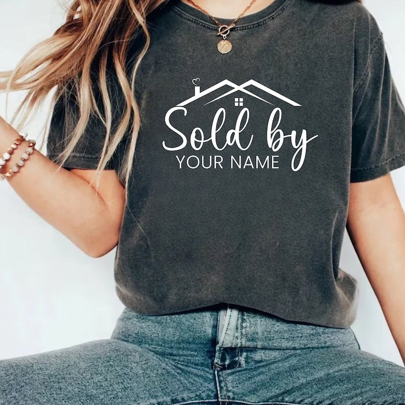 Custom Realtor Shirt, Personalized Real Estate Shirt, Real Estate Broker Agent Shirt, Realtor Life Tee, Unisex T-Shirt, Gift for Realtor