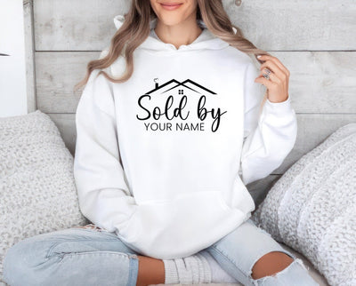 Custom Realtor Hoodie, Personalized Real Estate Hoodie, Real Estate Broker Agent Hoodie, Unisex Realtor Pullover Hoodie, Gift for Realtor