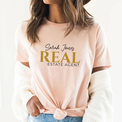 Custom Realtor Shirt, Personalized Real Estate Shirt, Real Estate Broker Agent Shirt, Realtor Life Tee, Unisex T-Shirt, Gift for Realtor