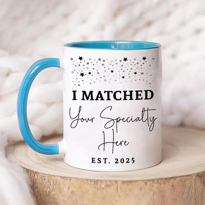 Personalized I Matched Coffee Mug