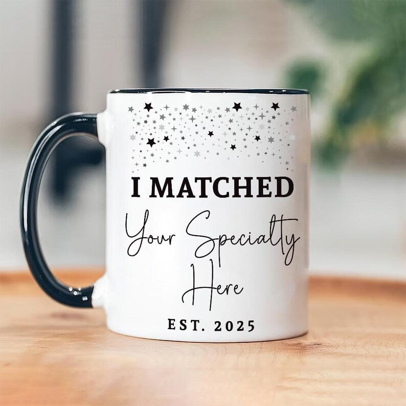 Personalized I Matched Coffee Mug