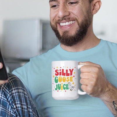 Silly Goose Juice Coffee Mug, Funny Meme Mug, Quirky Gift for Everyone