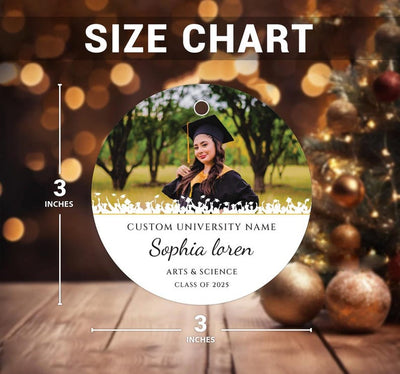 Personalized Graduation Ornament, Graduate Crystal Keepsake, Class of 2025 Gift, Congrats Ornament, Graduation Cap Decor, Senior Gift Idea (Copy)
