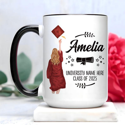 Personalized I'm So Done with This BS Mug, College Graduation Coffee Cup