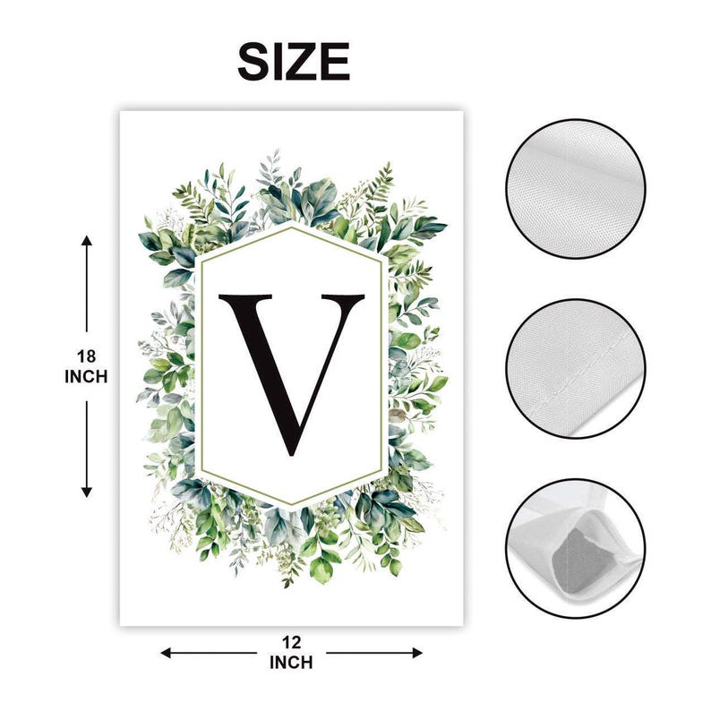 Custom Garden Flag, Monogram Yard Flag, Double Sided, Personalized Garden Flag, Garden Decor Outdoor, Monogram Gift, Welcome Garden Flag