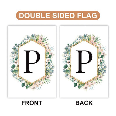 Custom Garden Flag, Monogram Yard Flag, Double Sided, Personalized Garden Flag, Garden Decor Outdoor, Monogram Gift, Welcome Garden Flag