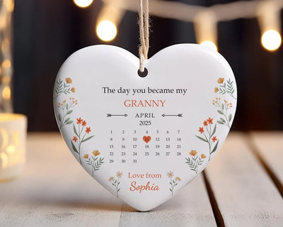 Mum Ornament, Ceramic Keepsake Gift, Mother’s Day Gift for Mum, Birthday Gift for Mom, Thank You Mum Present, Sentimental Gift for Her
