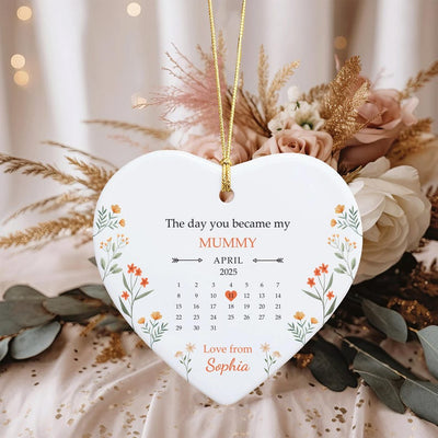 Mum Ornament, Ceramic Keepsake Gift, Mother’s Day Gift for Mum, Birthday Gift for Mom, Thank You Mum Present, Sentimental Gift for Her
