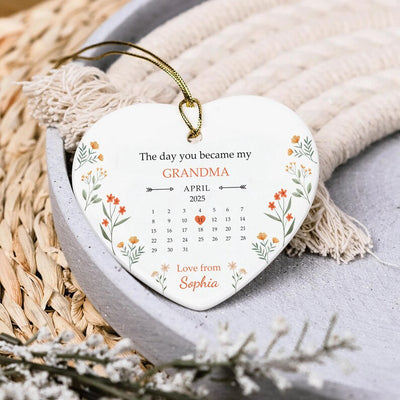 Mum Ornament, Ceramic Keepsake Gift, Mother’s Day Gift for Mum, Birthday Gift for Mom, Thank You Mum Present, Sentimental Gift for Her
