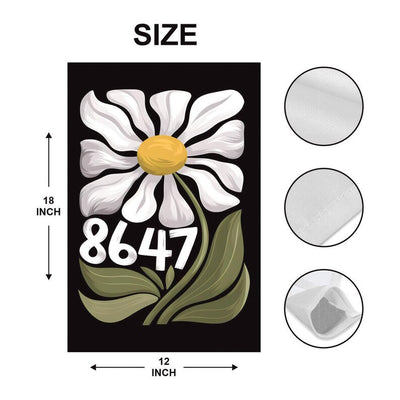 Retro 8647 Anti-Trump Garden Flag, 12x18 Inch Double-Sided, Resist Hate Flag, Anti MAGA 8647 Flag, Resist Racism Flag, Resist Fascism Flag