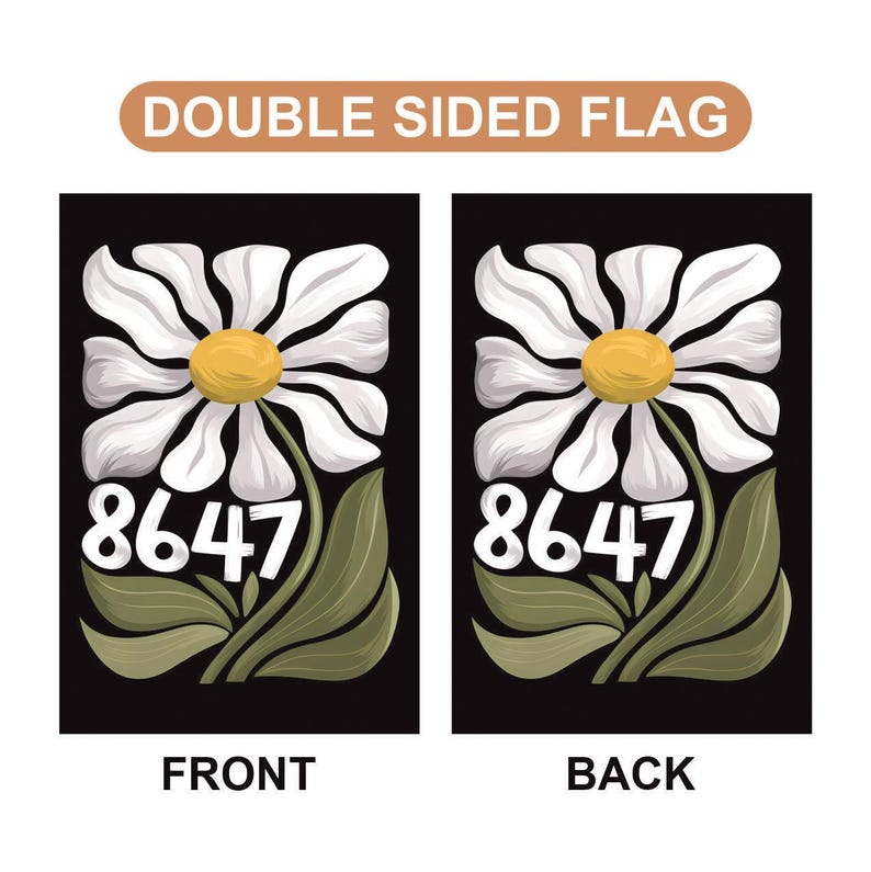 Retro 8647 Anti-Trump Garden Flag, 12x18 Inch Double-Sided, Resist Hate Flag, Anti MAGA 8647 Flag, Resist Racism Flag, Resist Fascism Flag