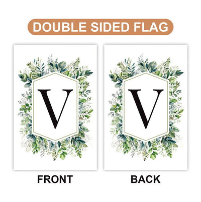 Custom Garden Flag, Monogram Yard Flag, Double Sided, Personalized Garden Flag, Garden Decor Outdoor, Monogram Gift, Welcome Garden Flag