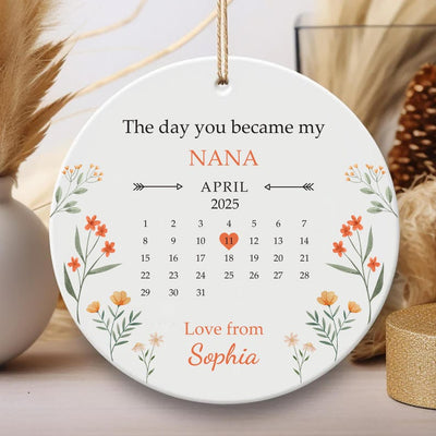 Mum Ornament, Ceramic Keepsake Gift, Mother’s Day Gift for Mum, Birthday Gift for Mom, Thank You Mum Present, Sentimental Gift for Her