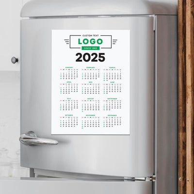 Personalized Magnet Calendars 2025, 12 Month 2025 Calendar Magnet, Custom Photo Calendar Refrigerator Magnet, Calendars Magnet, 6" x 4.5"