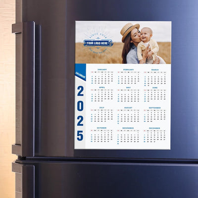 Personalized Magnet Calendars 2025, 12 Month 2025 Calendar Magnet, Custom Photo Calendar Refrigerator Magnet, Calendars Magnet, 6" x 4.5"