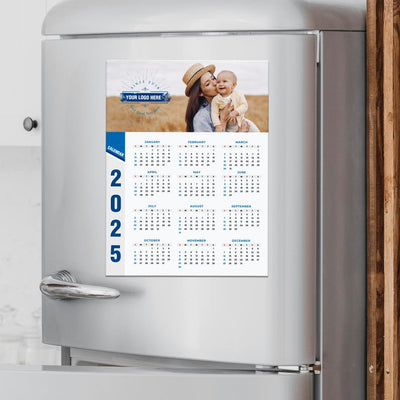 Personalized Magnet Calendars 2025, 12 Month 2025 Calendar Magnet, Custom Photo Calendar Refrigerator Magnet, Calendars Magnet, 6" x 4.5"