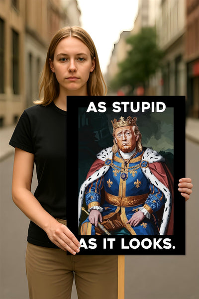 As Stupid As It Looks Protest Sign, Anti-Trump Resistance, Political Activist Protest Poster, Rally Sign, Resist Fascism, Resist Rascism