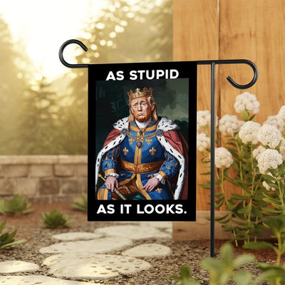 As Stupid As It Looks Garden Flag, 12x18 Inch Double Sided, Resist Hate Flag, Anti-Trump Flag, Resist Racism Flag, Resist Fascism Flag
