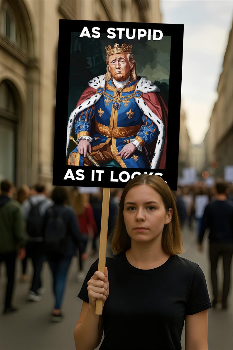 As Stupid As It Looks Protest Sign, Anti-Trump Resistance, Political Activist Protest Poster, Rally Sign, Resist Fascism, Resist Rascism