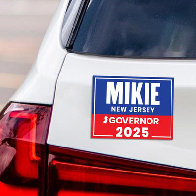 Mikie Sherrill For New Jersey Governor 2025 Car Magnet - Vote Mikie Sherrill Vehicle Magnet, Governor Elections 2025 Magnet - 6" x 4.5"