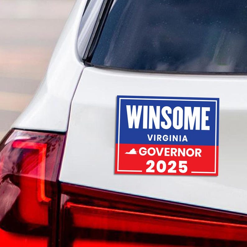 Winsome Earle-Sears For Virginia Governor 2025 Car Magnet - Vote Winsome Earle-Sears Vehicle Magnet, Governor Elections Magnet - 6" x 4.5"