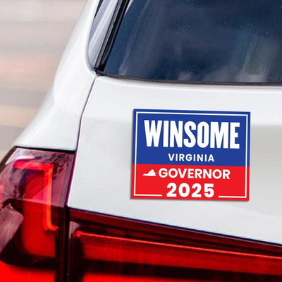 Winsome Earle-Sears For Virginia Governor 2025 Car Magnet - Vote Winsome Earle-Sears Vehicle Magnet, Governor Elections Magnet - 6" x 4.5"
