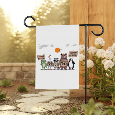 Abolish ICE Pro Immigrants Protest Garden Flag, Resist Hate, Anti-Trump Flag, Resist Racism Flag, Resist Fascism Flag, Defund ICE Flag