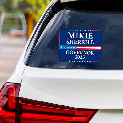 Mikie Sherrill For New Jersey Governor 2025 Vinyl Sticker, Vote Mikie Sherrill Decal, Governor Elections 2025 Bumper Sticker, 6" x 4.5"